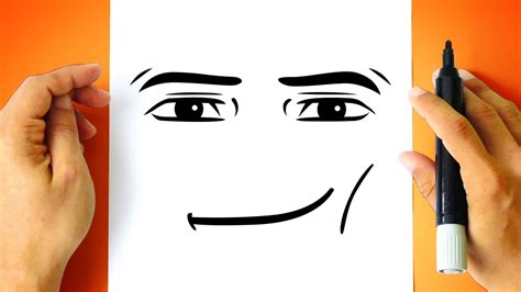 How To Draw Man Face Roblox