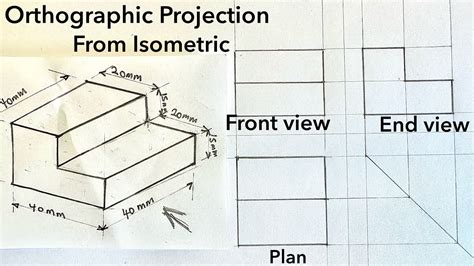 How To Draw Orthographic View