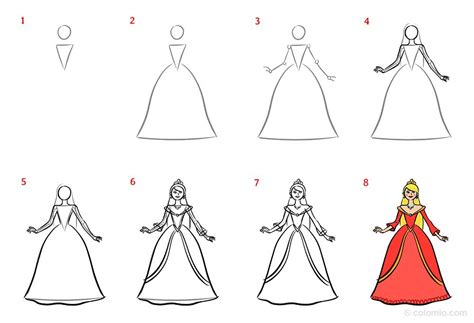 How To Draw Princess Step By Step
