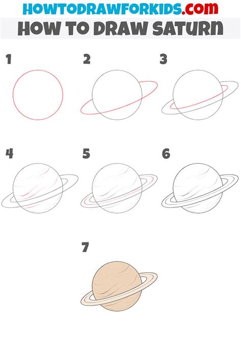How To Draw Saturn