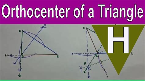 How To Draw The Orthocenter Of A Triangle
