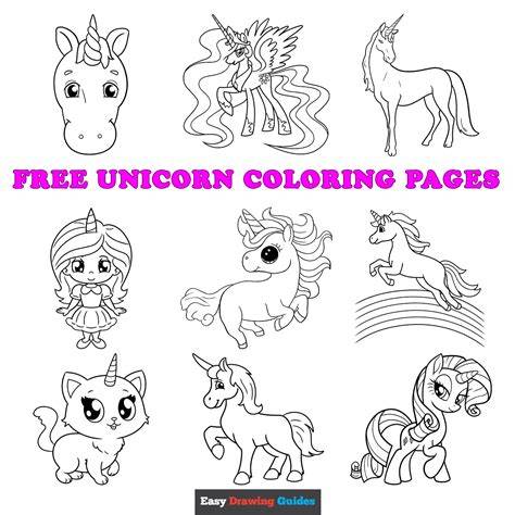 How To Draw Unicorn Coloring Pages