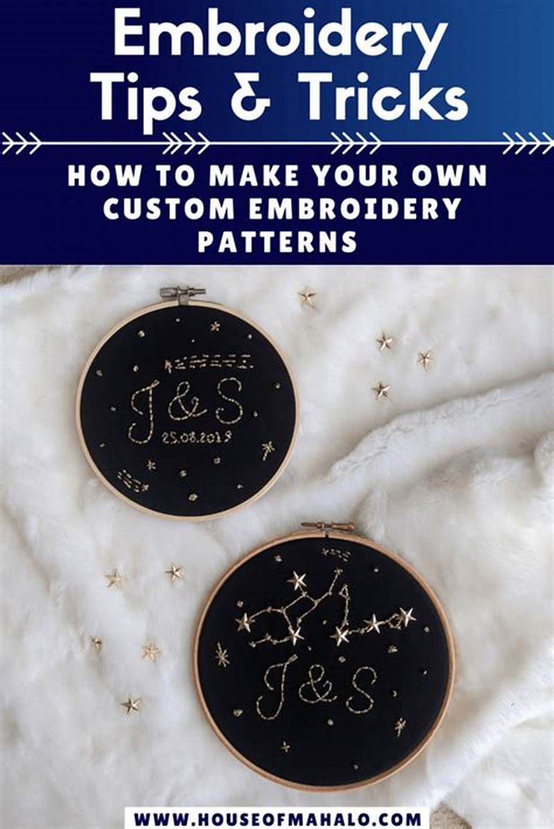 How To Draw Your Own Embroidery Pattern