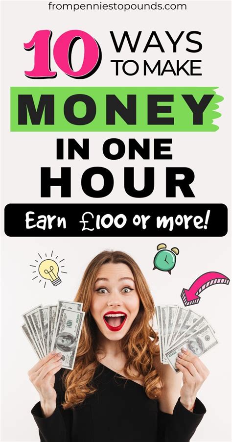 How To Earn Money In One Hour