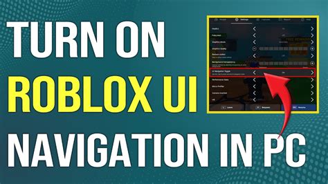 How To Enable Ui Navigation Roblox