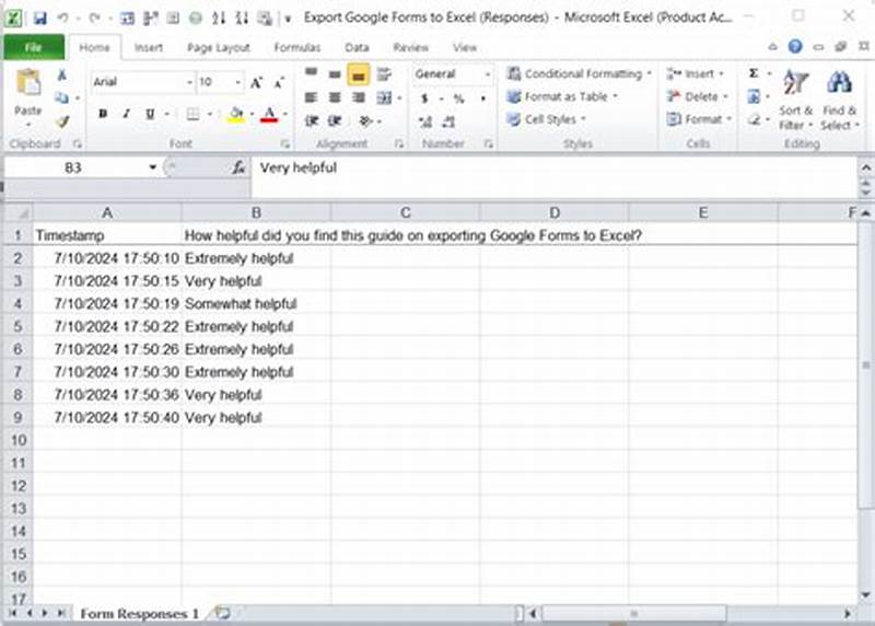 How To Export Google Form To Excel