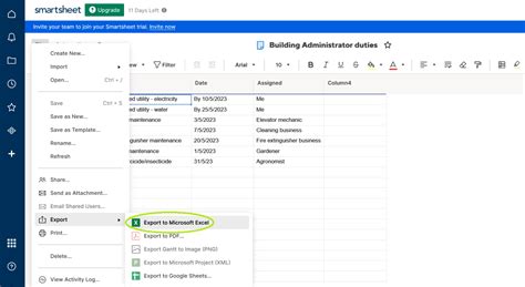 How To Export Smartsheet To Excel