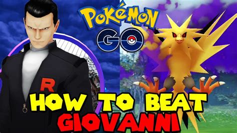 How To Fight Giovanni In Pokemon Go