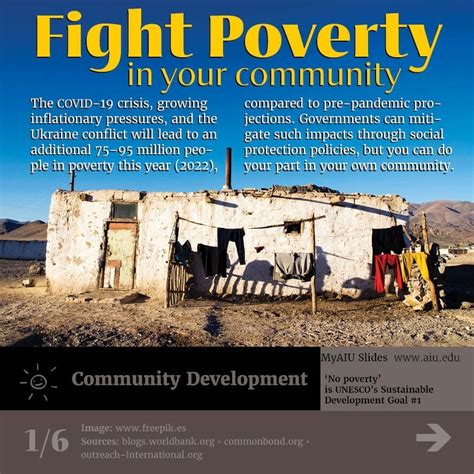 How To Fight Poverty In Your Community