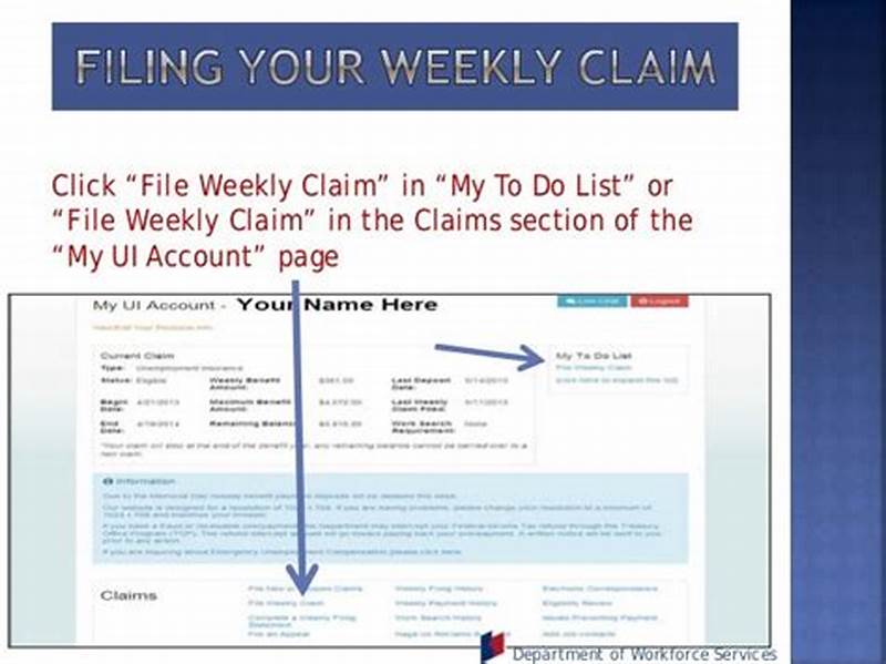 How To File A Weekly Claim