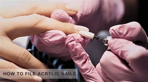 How To File Acrylic Nails