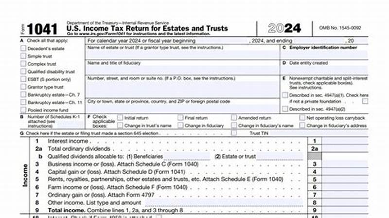 How To File Form 1041 Electronically