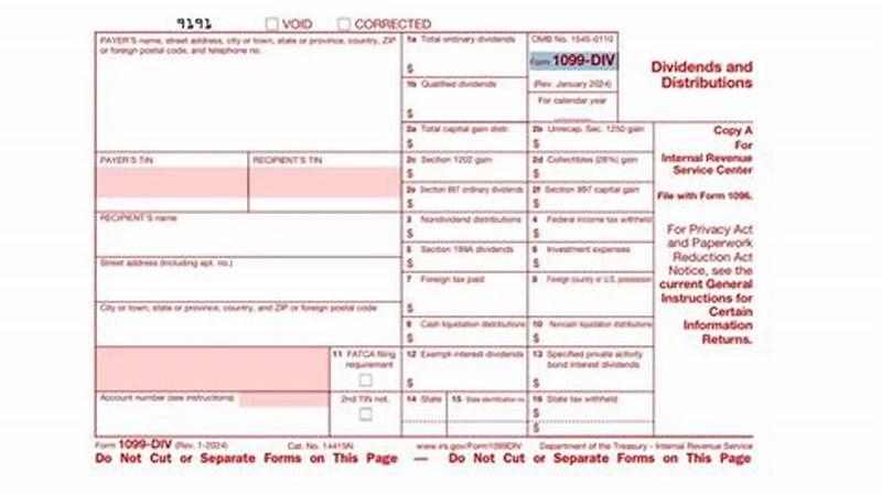 How To File Form 1099 Div