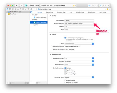 How To Find Bundle Id Of Ios App In Xcode