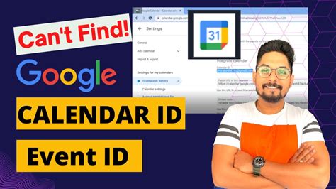 How To Find Event Id Google Calendar