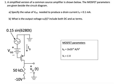 How To Find Pole Of Common Source Amplifier