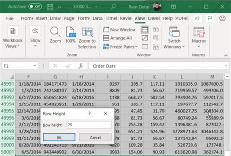 How To Fix All Row Heights In Excel
