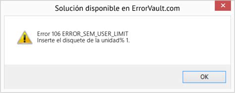 How To Fix ERROR_SEM_USER_LIMIT