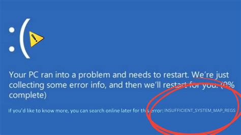 How To Fix INSUFFICIENT_SYSTEM_MAP_REGS Error