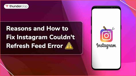 How To Fix Instagram Feed Couldn’t Refresh Error