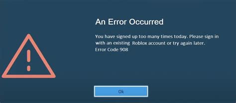 How To Fix Roblox Error Code 908