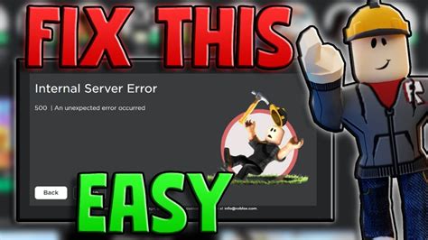 How To Fix Roblox Internal Server Error 500 | NEW & Updated in 2023