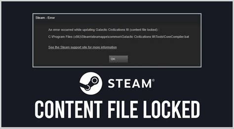 How To Fix Steam Content File Locked Easily