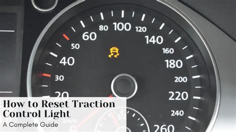 How To Fix Traction Control Light