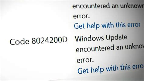 How To Fix Windows Update 8024200d Error