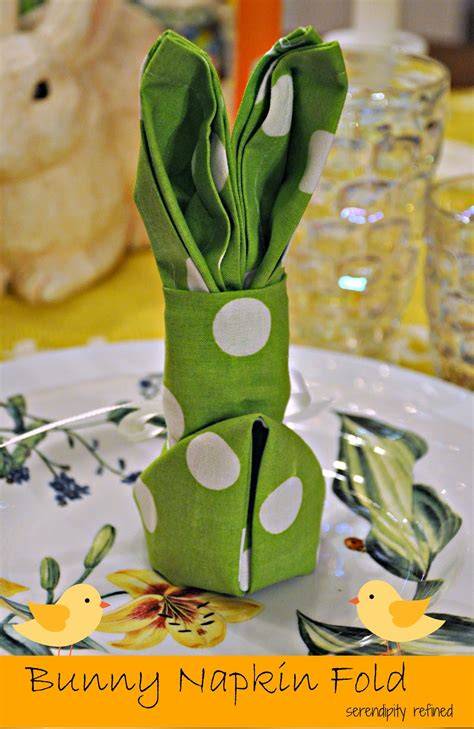 How To Fold Easter Napkins