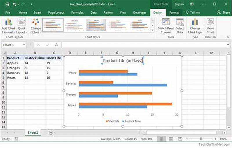 How To Format Bar Chart In Excel
