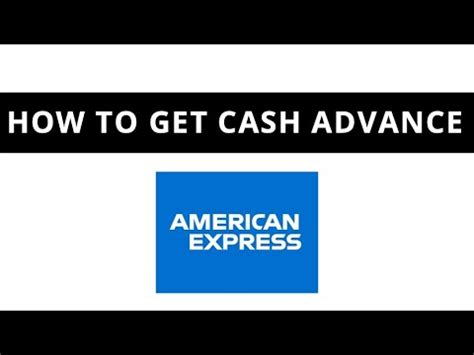 How To Get A Cash Advance On American Express