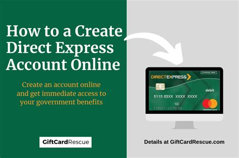 How To Get A Direct Express Account
