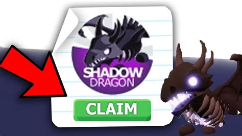 How To Get A FREE Shadow Dragon In Adopt Me.. Roblox Adopt 