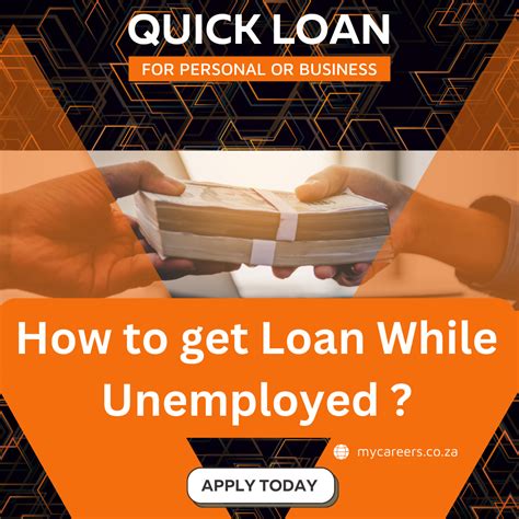 How To Get A Loan While Unemployed