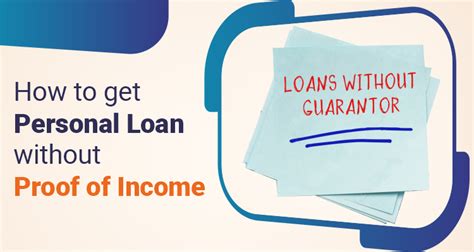 How To Get A Loan Without Proof Of Income