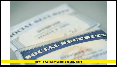 How To Get A New Social Security Card