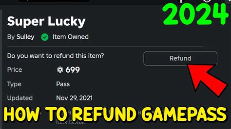 How To Get A Refund For Gamepasses In Roblox - YouTube