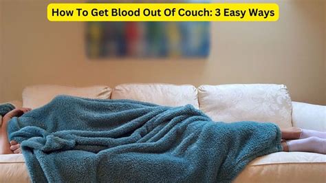 Rescue Your Couch: A Guide to Erasing Blood Stains for a Spotless Home.