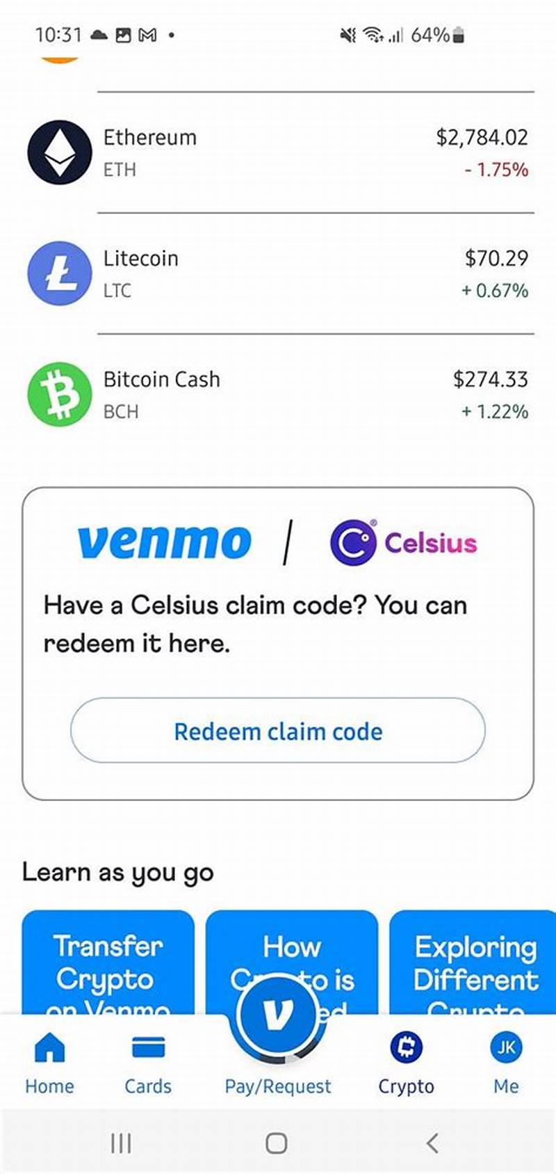 How To Get Celsius Claim Code