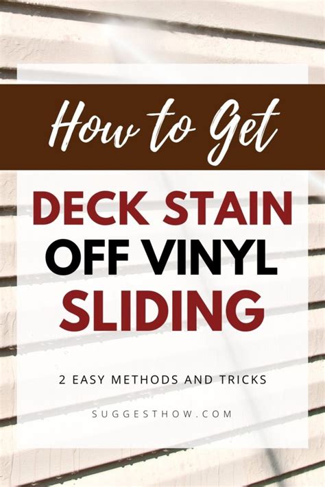Decked Out: Mastering the Art of Deck Stain Removal from Skin