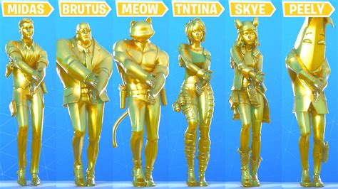 Golden Gleam: A Complete Guide on Acquiring Beautiful Golden Skins in Fortnite