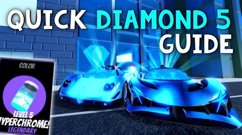 How To Get Level 5 Diamond Hyperchrome In Roblox Jailbreak 