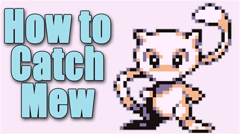 How To Get Mew In Pokemon Blue