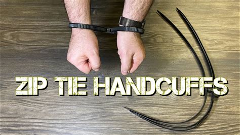 Unlock Your Escape: Expert Tips on How to Break Free from Zip Tie Handcuffs