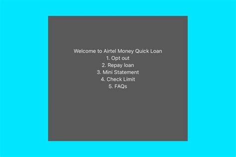 How To Get Quick Loan On Airtel
