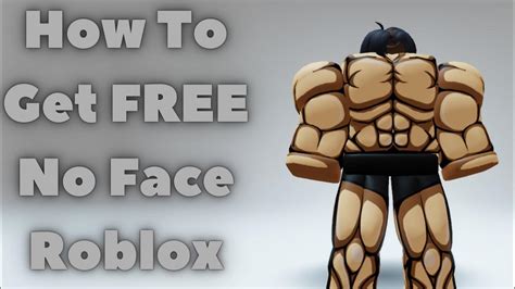 How To Get Roblox Character With No Face (2023)