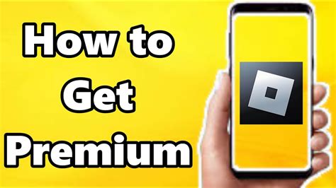 How To Get Roblox Premium - YouTube