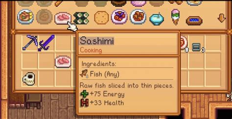 How To Get Sashimi Recipe Stardew