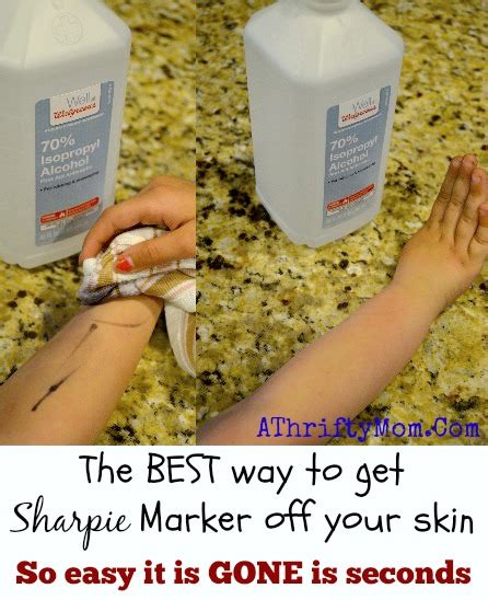 Impressively Easy: Say Goodbye to the Stubborn Sharpie Marks on Your Skin in No Time.